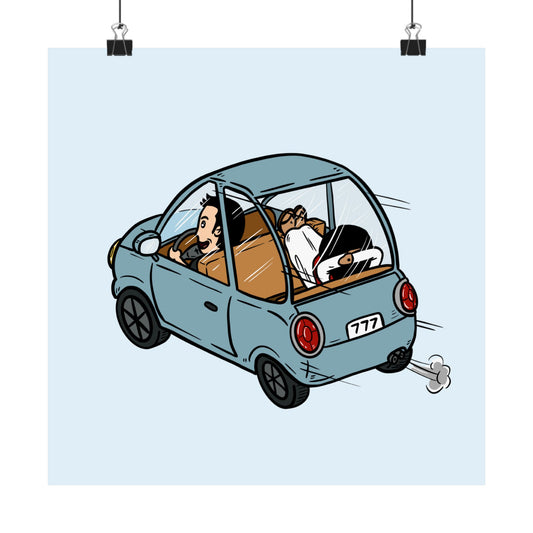 Matte Poster - Powered by Jesus