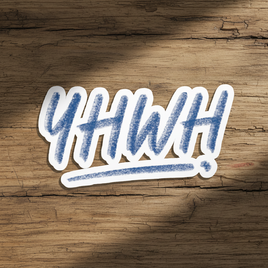 Kiss-Cut Sticker - YHWH