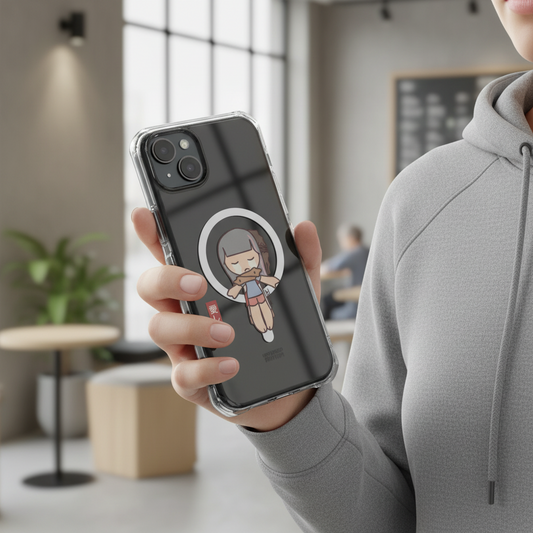 iPhone MagSafe Clear Case - Aishiteru Cross
