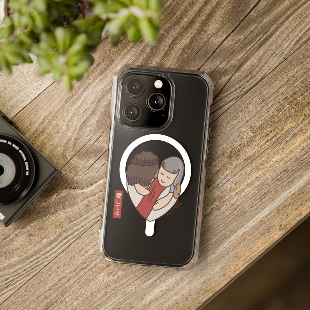 iPhone MagSafe Clear Case - Aishiteru Heart