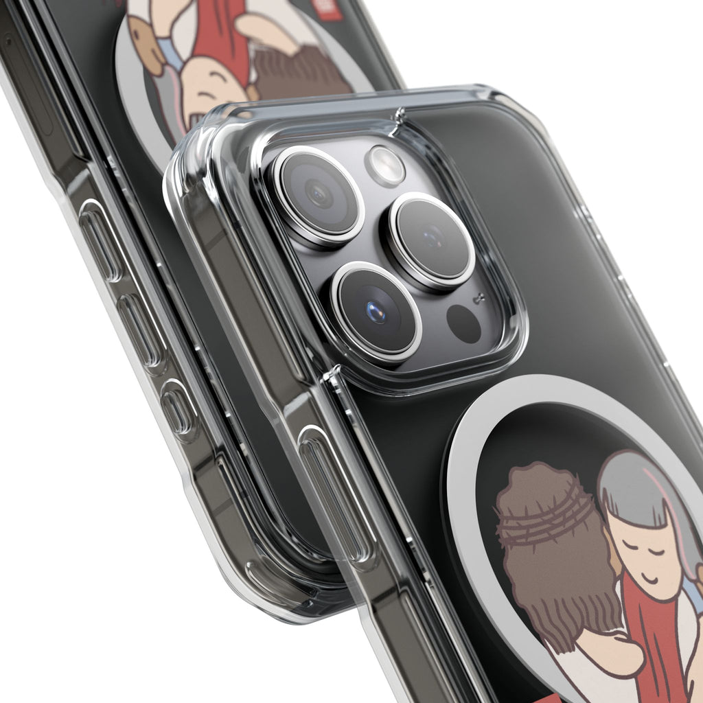 iPhone MagSafe Clear Case - Aishiteru Heart