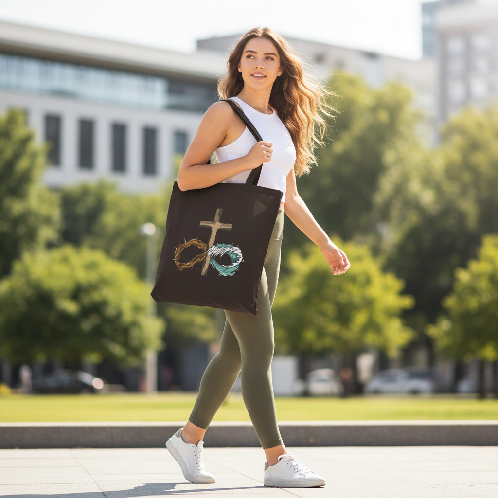 15" x 16" Canvas Tote - Infinity and Beyond