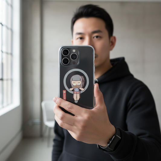 iPhone MagSafe Clear Case - Aishiteru Cross