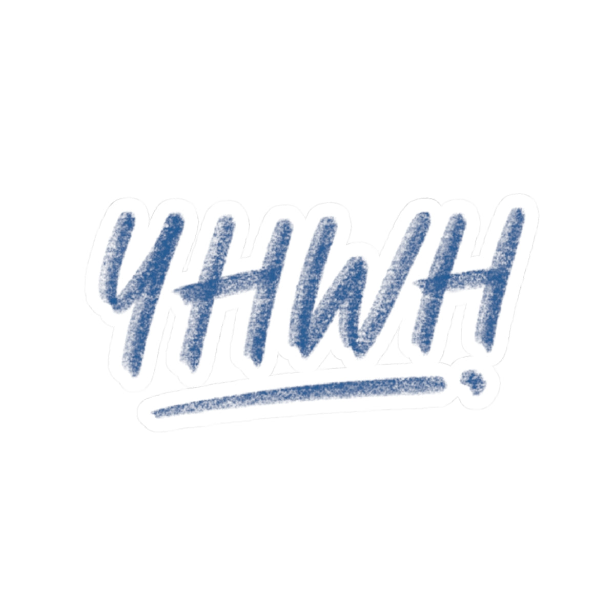 Kiss-Cut Sticker - YHWH