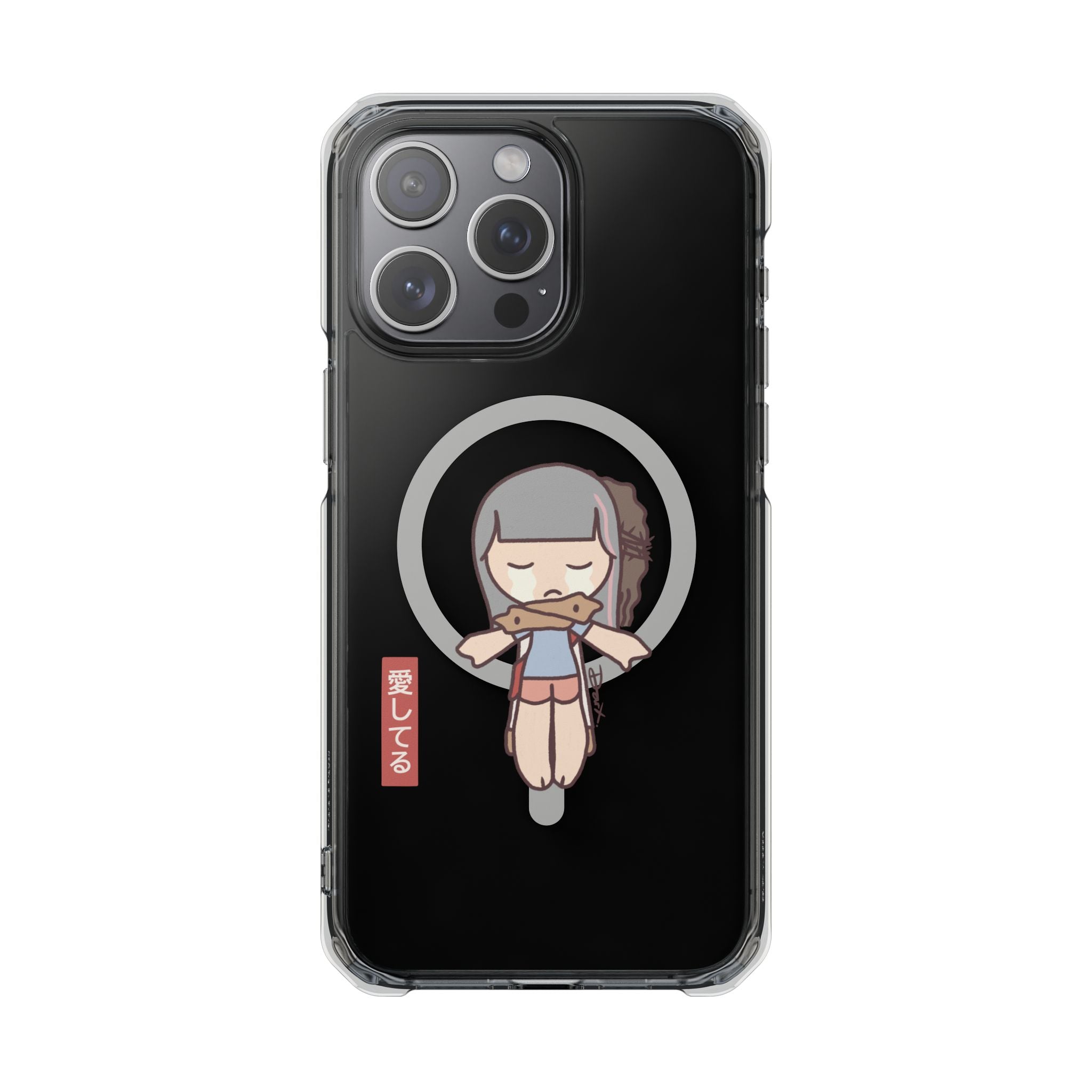 iPhone MagSafe Clear Case - Aishiteru Cross