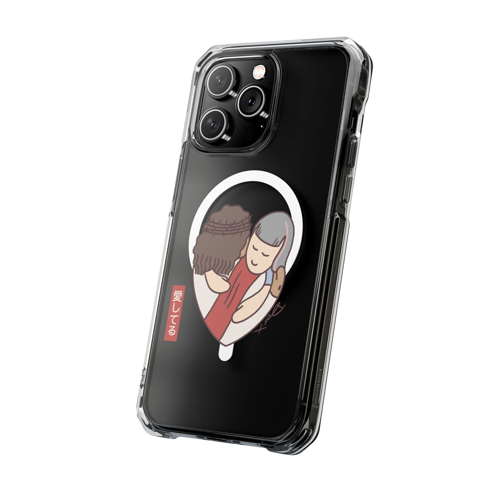 iPhone MagSafe Clear Case - Aishiteru Heart