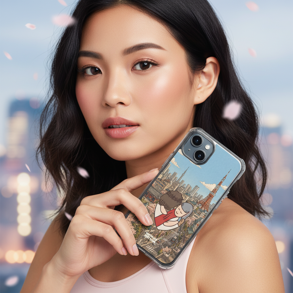 iPhone MagSafe Clear Case - Aishiteru Heart
