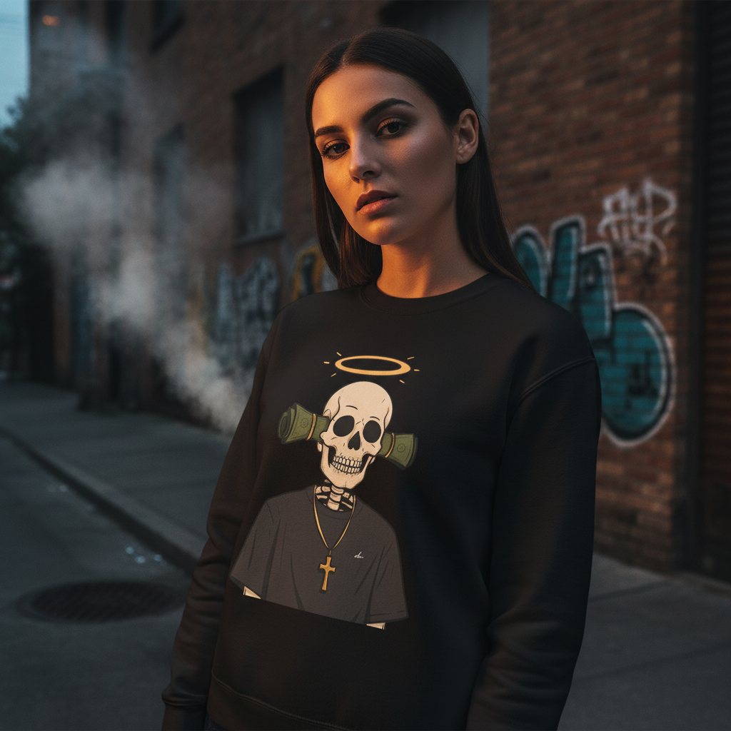 Crewneck Sweatshirt - Money