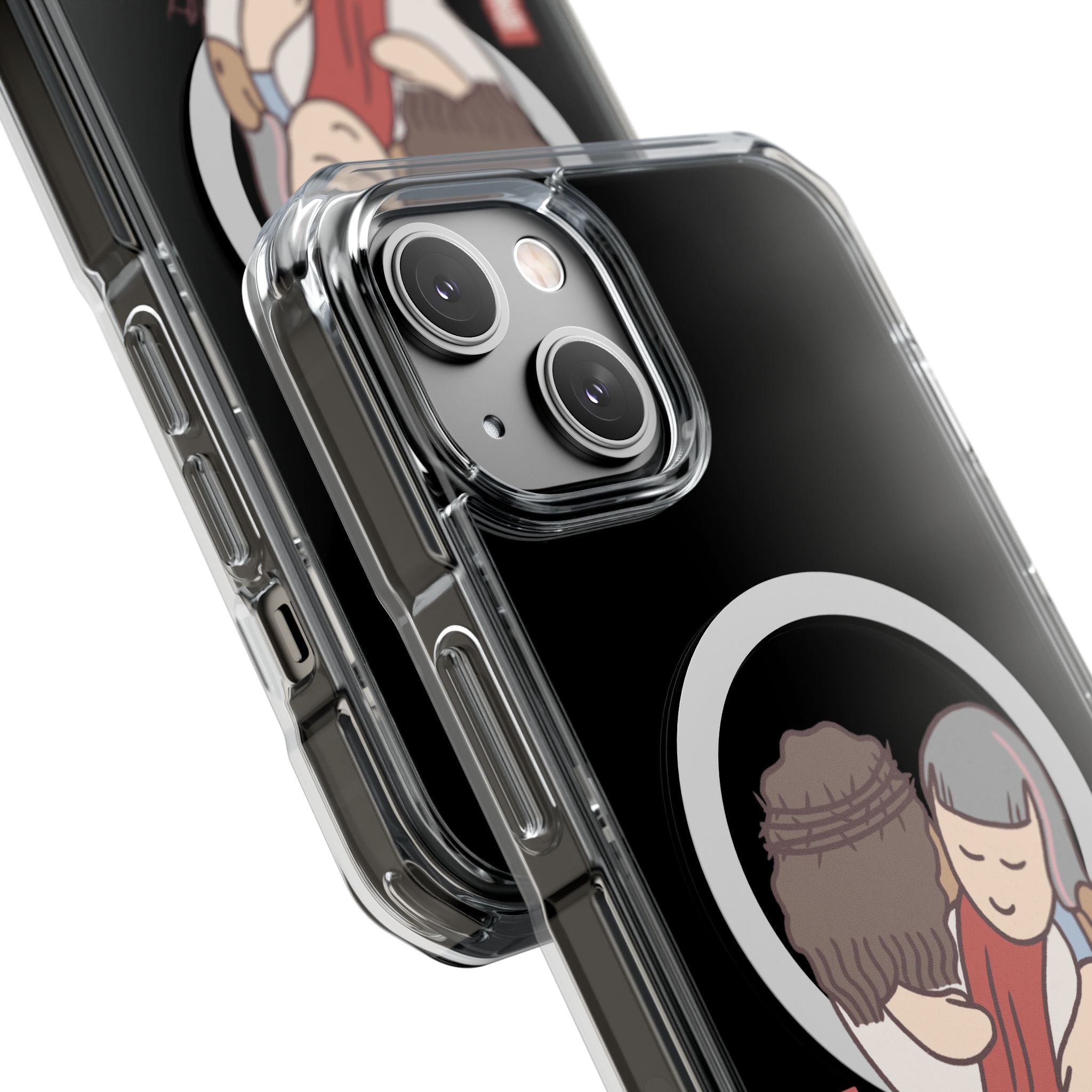 iPhone MagSafe Clear Case - Aishiteru Heart