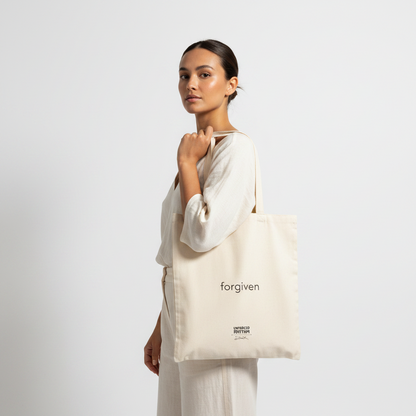 15" x 16" Canvas Tote - Forgiven