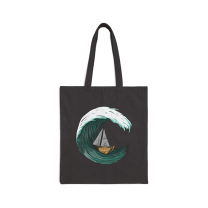 15" x 16" Canvas Tote - Through The Storm