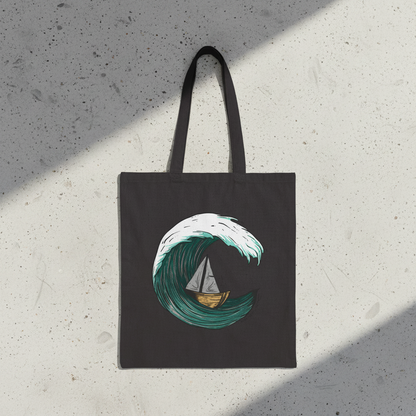 15" x 16" Canvas Tote - Through The Storm