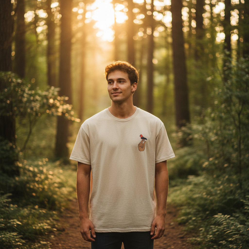 Heavy Unisex Tee - Look At This Bird