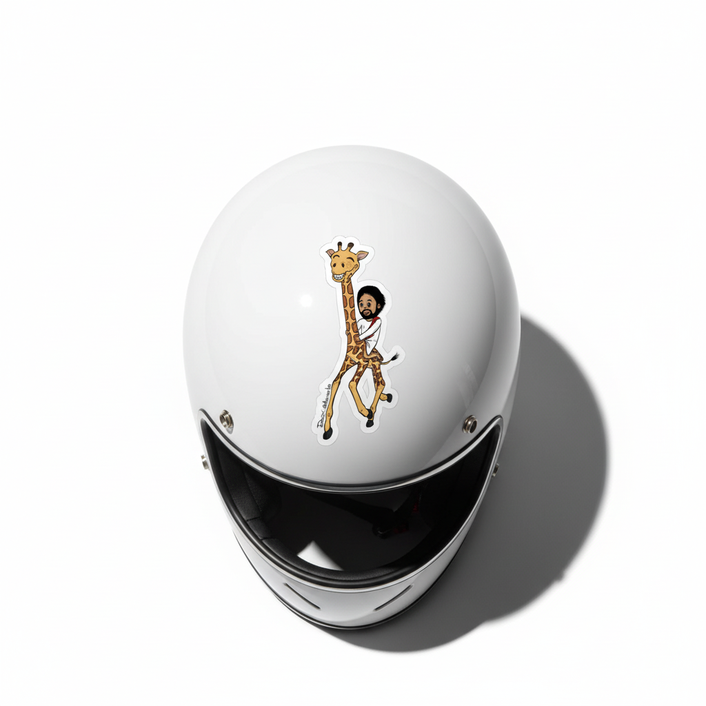 Kiss-Cut Sticker - Giraffe Express