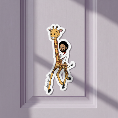 Kiss-Cut Sticker - Giraffe Express