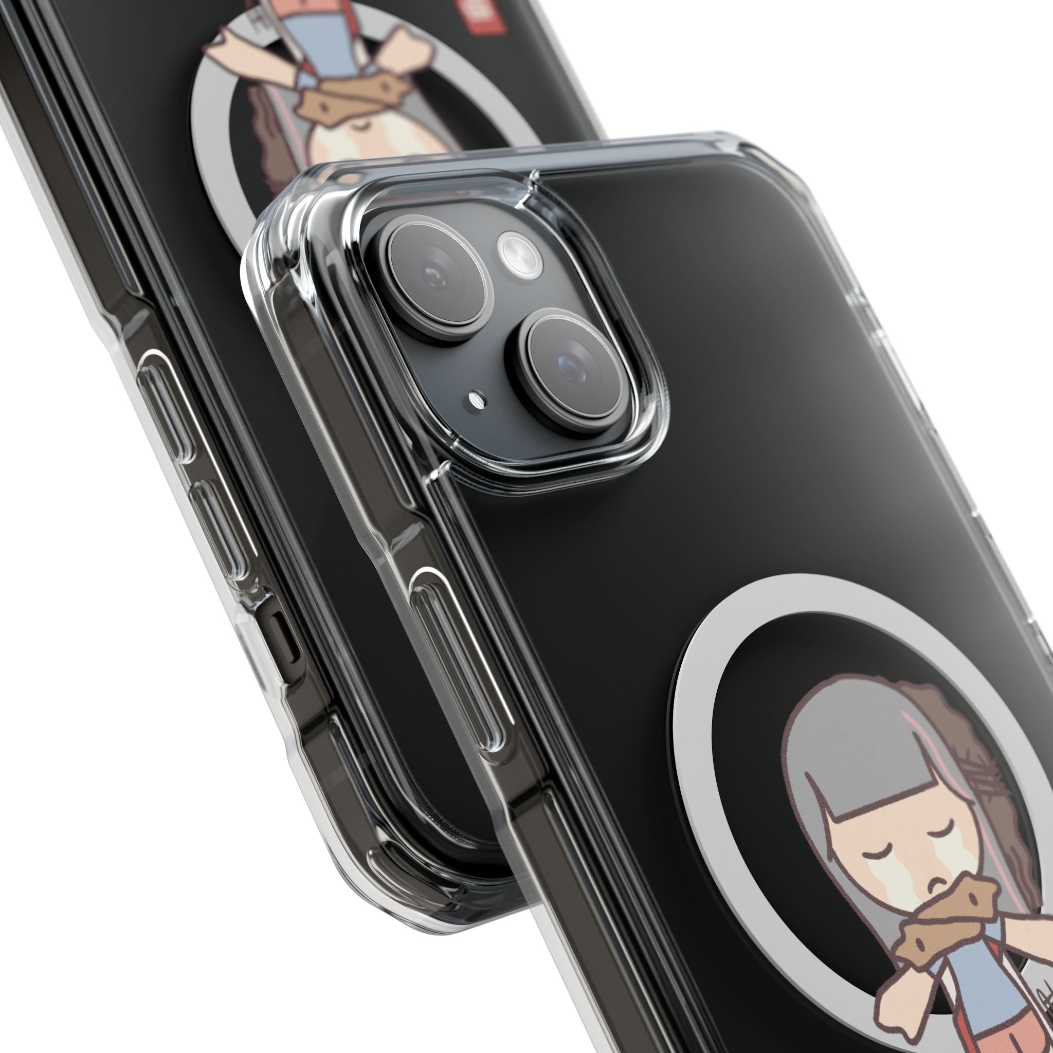 iPhone MagSafe Clear Case - Aishiteru Cross