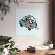 Matte Poster - Powered by Jesus