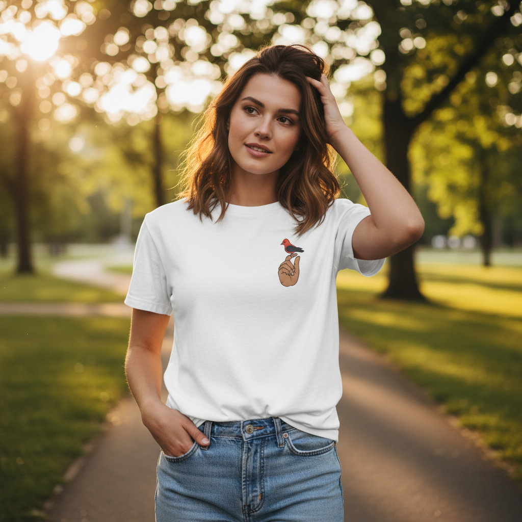 Heavy Unisex Tee - Look At This Bird
