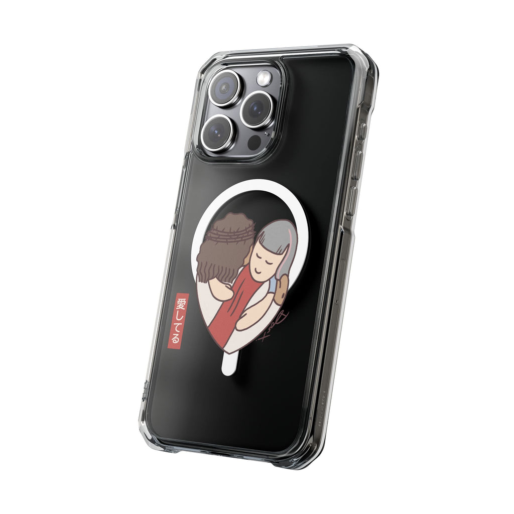 iPhone MagSafe Clear Case - Aishiteru Heart