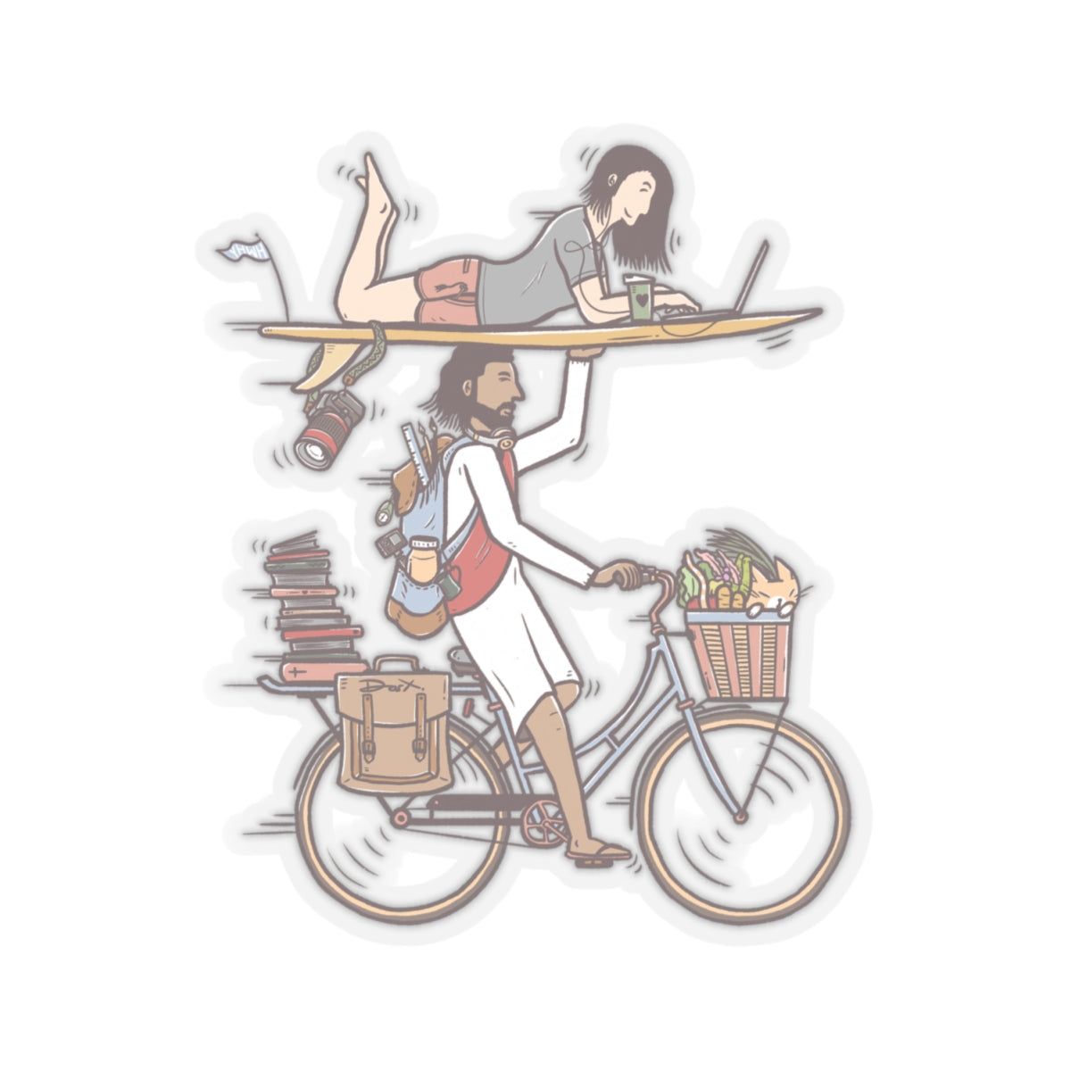 Kiss-Cut Sticker - SurfKing