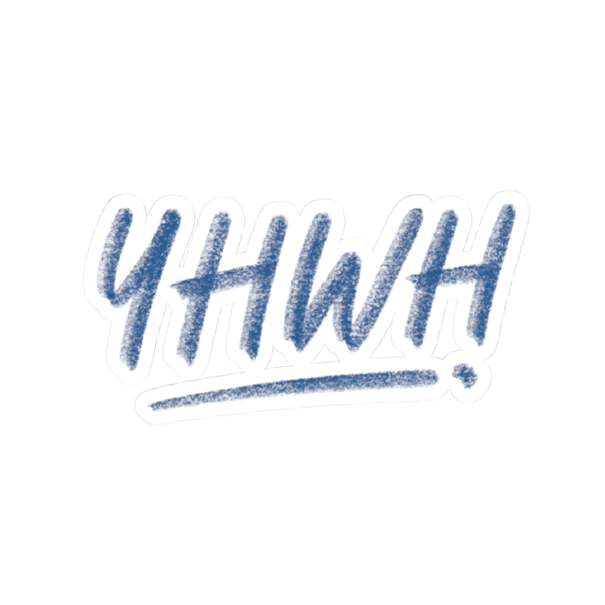 Kiss-Cut Sticker - YHWH