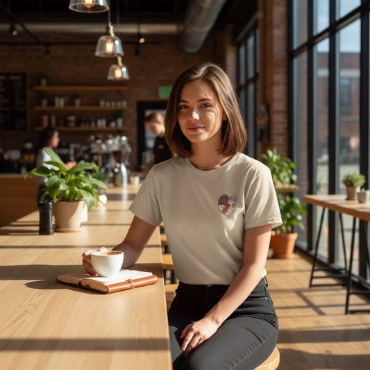 Heavy Unisex Tee - Aishiteru Heart