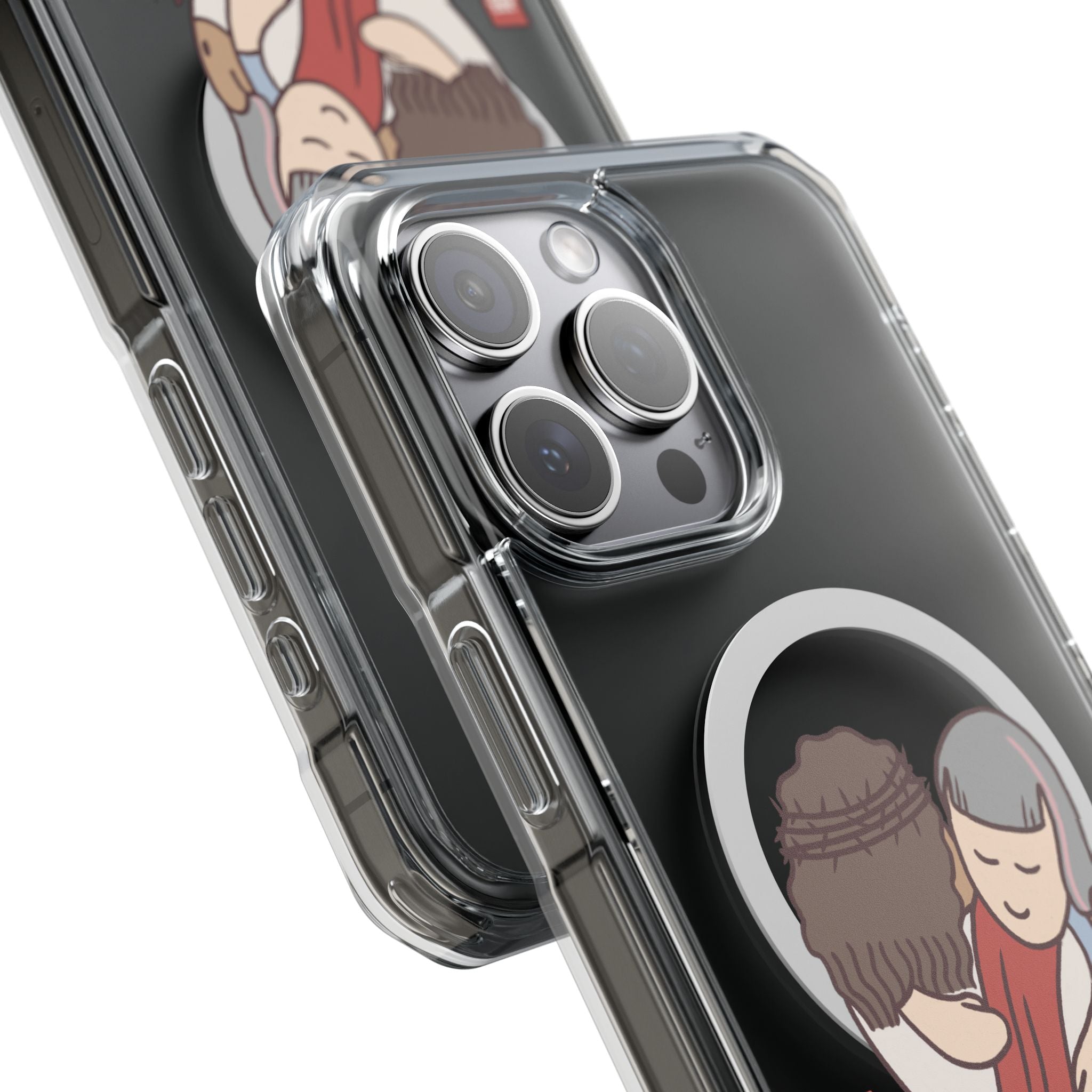 iPhone MagSafe Clear Case - Aishiteru Heart