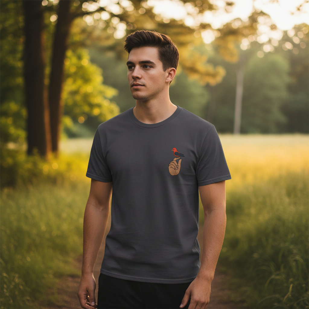 Heavy Unisex Tee - Look At This Bird