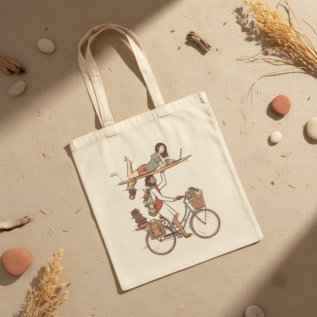 15" x 16" Canvas Tote - SurfKing