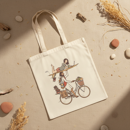 15" x 16" Canvas Tote - SurfKing