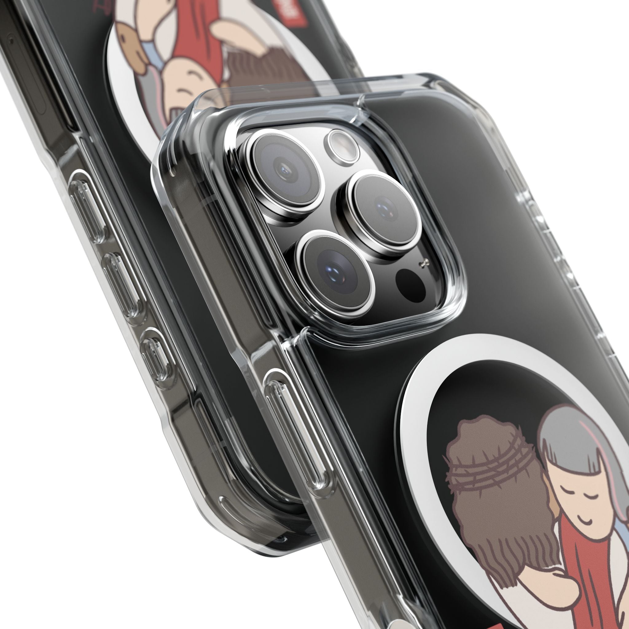 iPhone MagSafe Clear Case - Aishiteru Heart