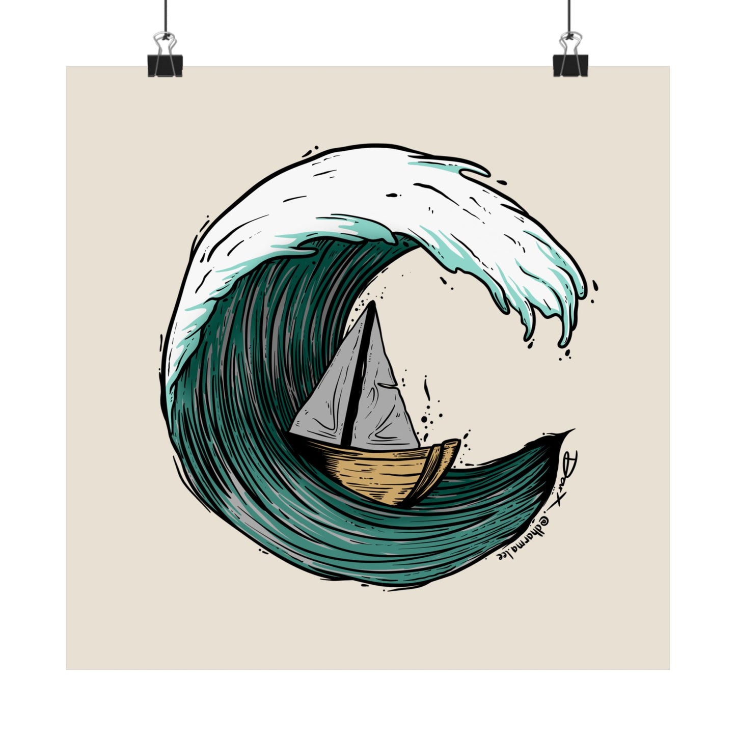 Matte Poster - Through The Storm