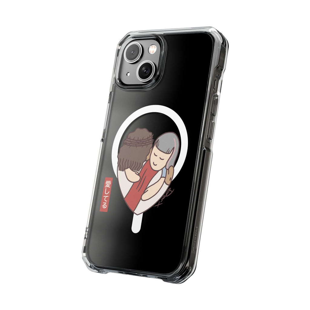 iPhone MagSafe Clear Case - Aishiteru Heart
