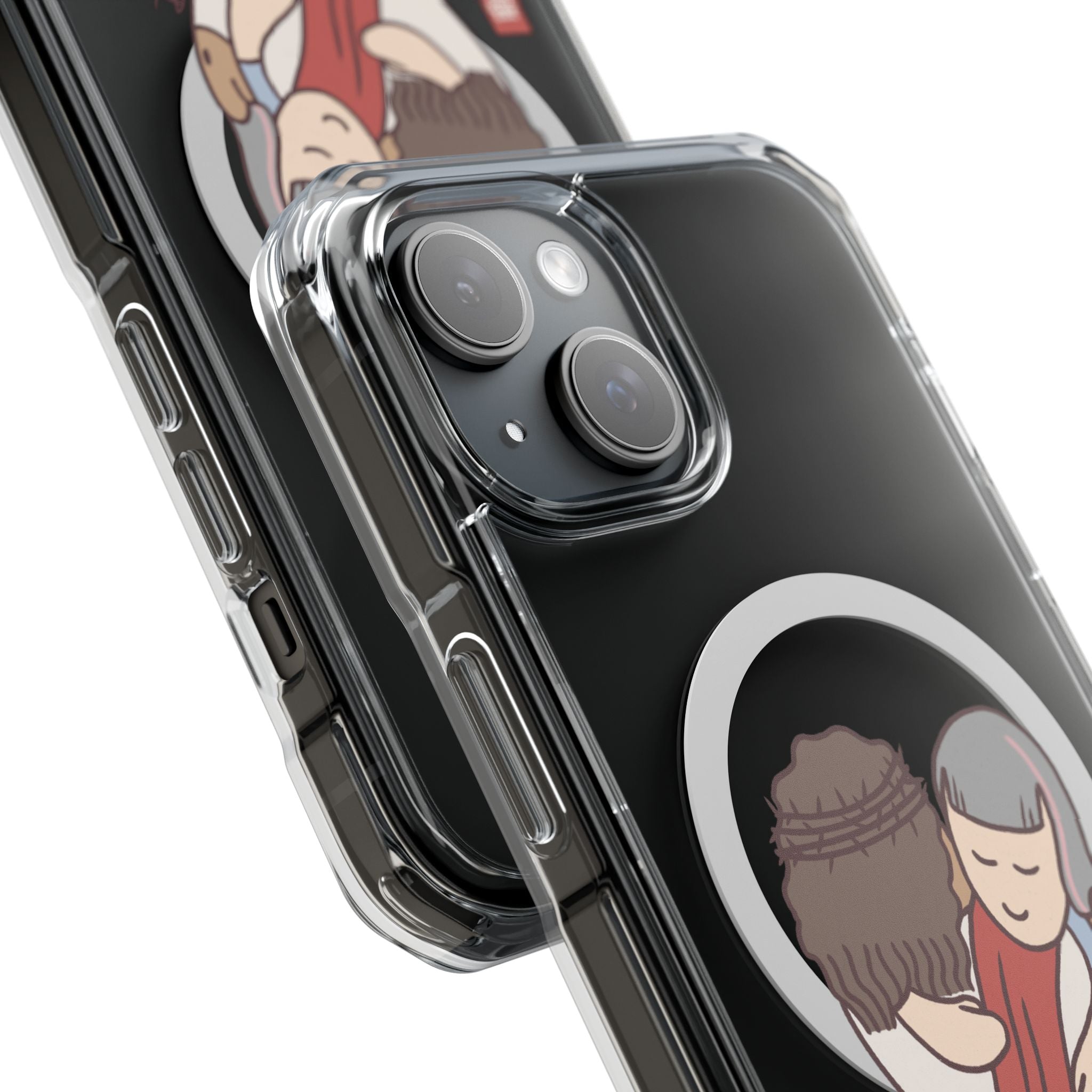 iPhone MagSafe Clear Case - Aishiteru Heart