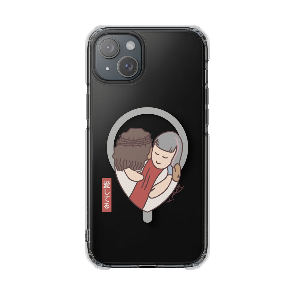iPhone MagSafe Clear Case - Aishiteru Heart