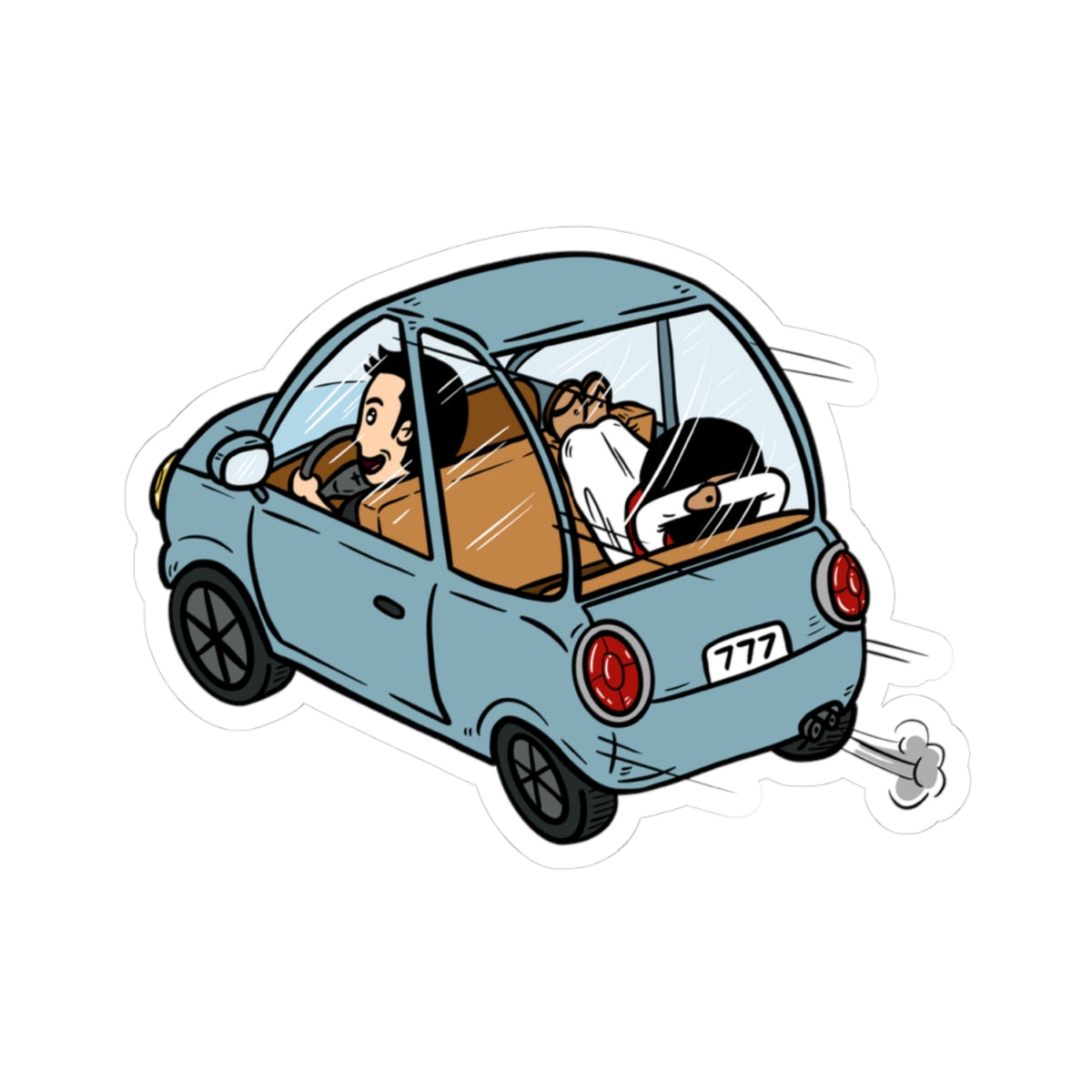 Kiss-Cut Sticker - Powered by Jesus