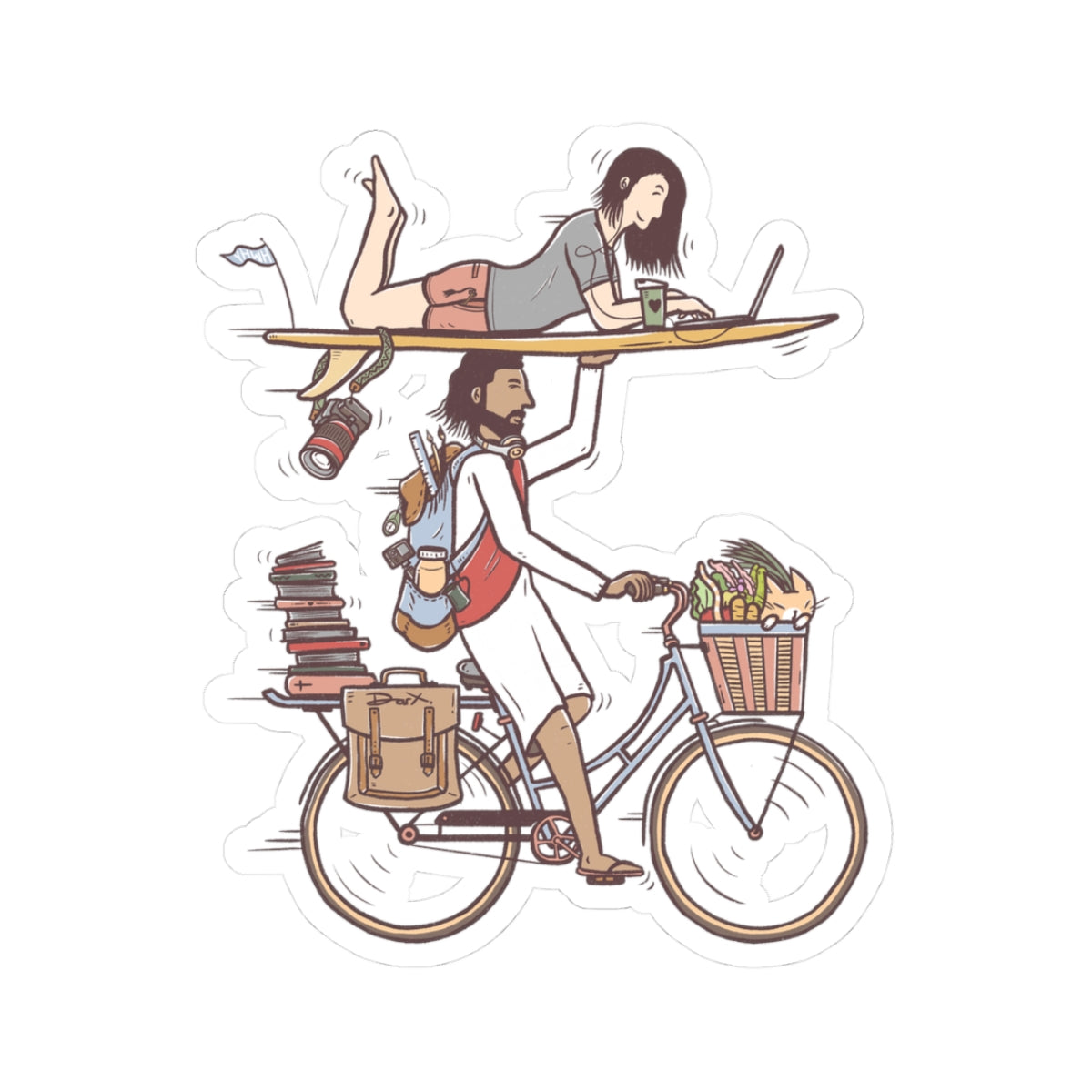 Kiss-Cut Sticker - SurfKing