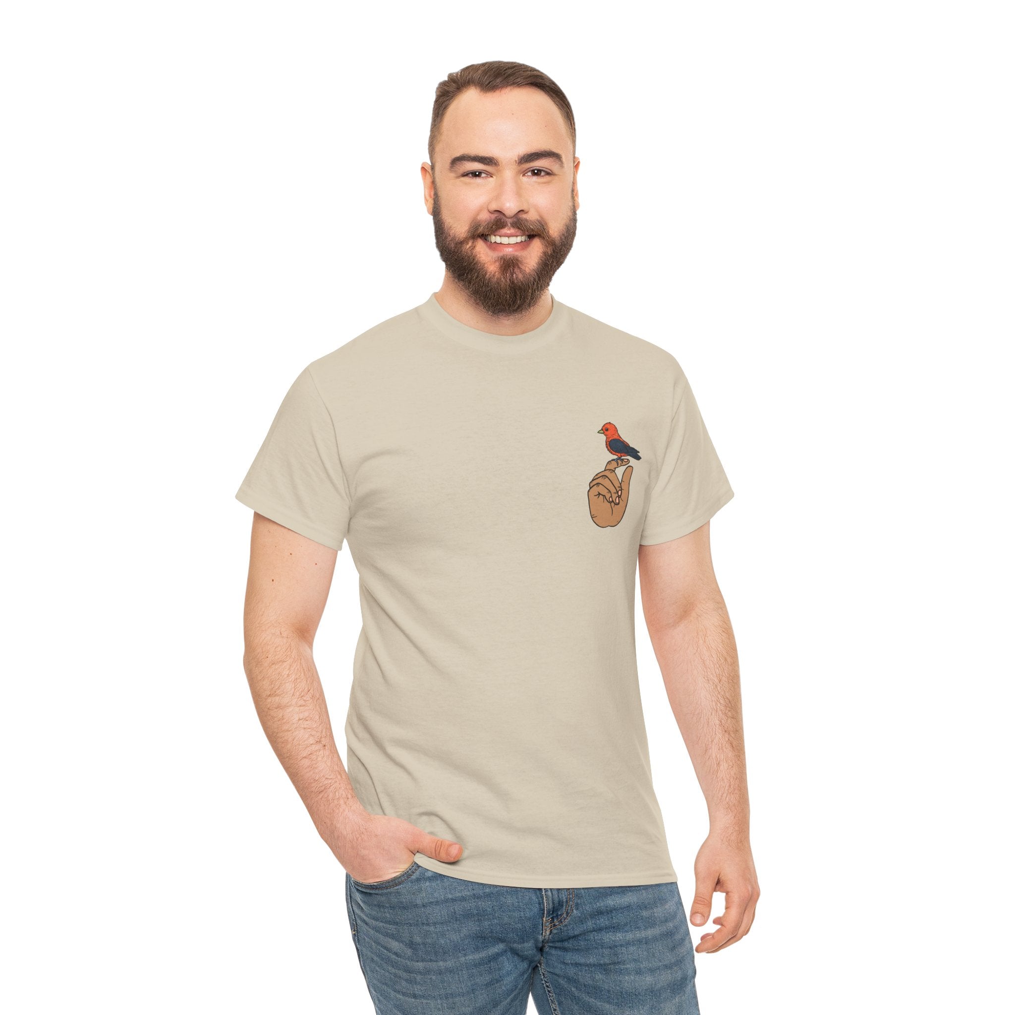 Heavy Unisex Tee - Look At This Bird