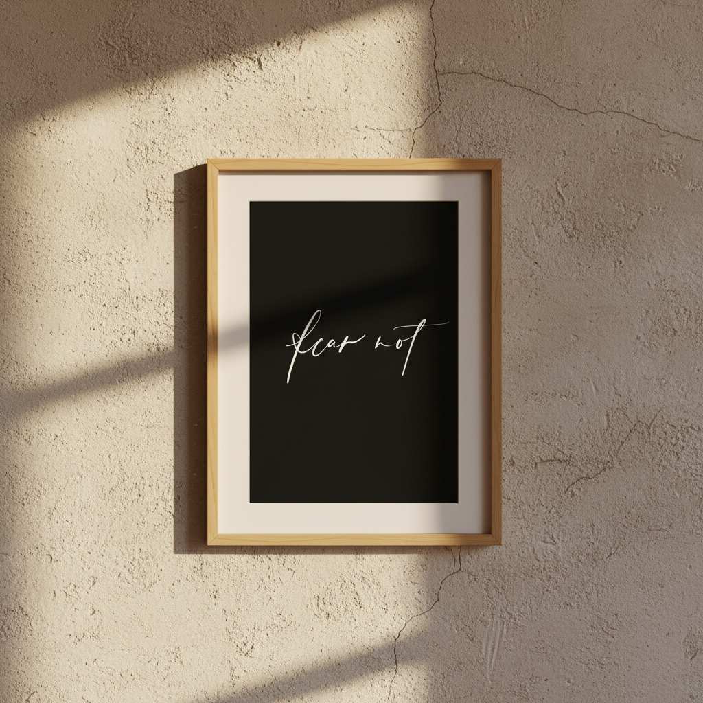 Matte Poster - Fear Not