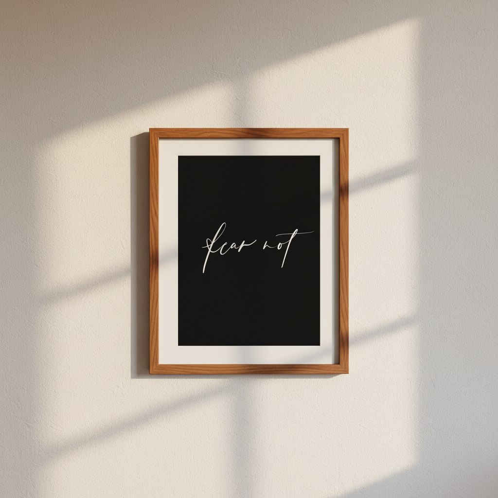 Matte Poster - Fear Not