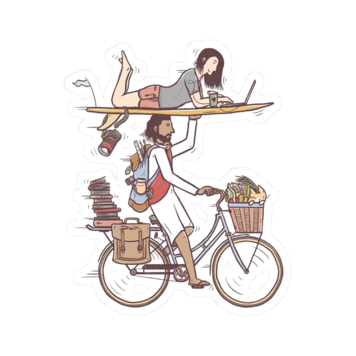 Kiss-Cut Sticker - SurfKing