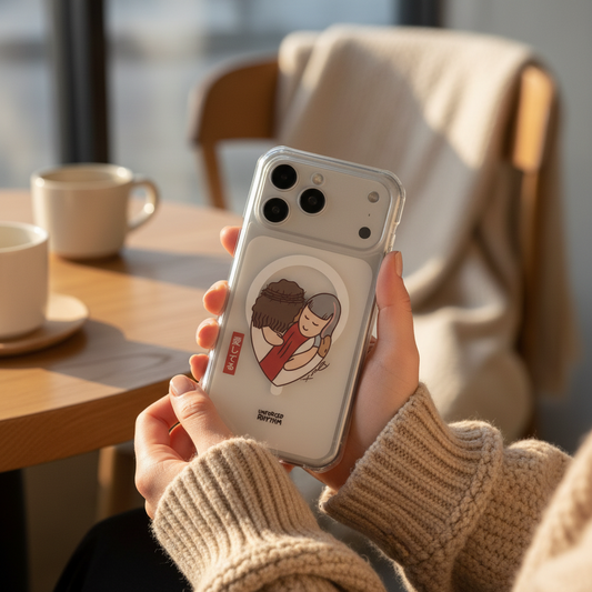 iPhone MagSafe Clear Case - Aishiteru Heart