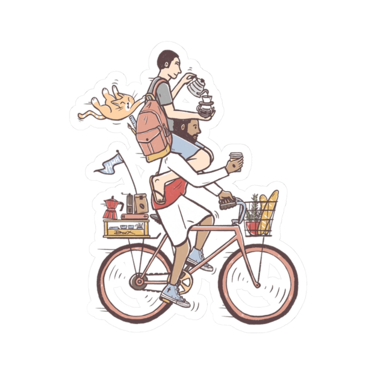 Kiss-Cut Sticker - BikeKing