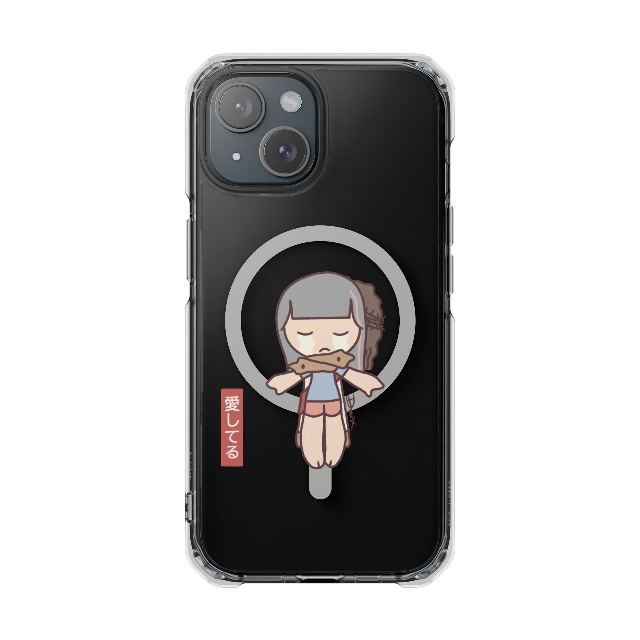 iPhone MagSafe Clear Case - Aishiteru Cross