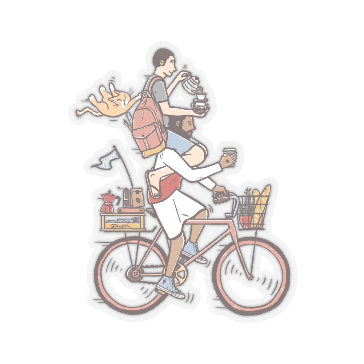 Kiss-Cut Sticker - BikeKing