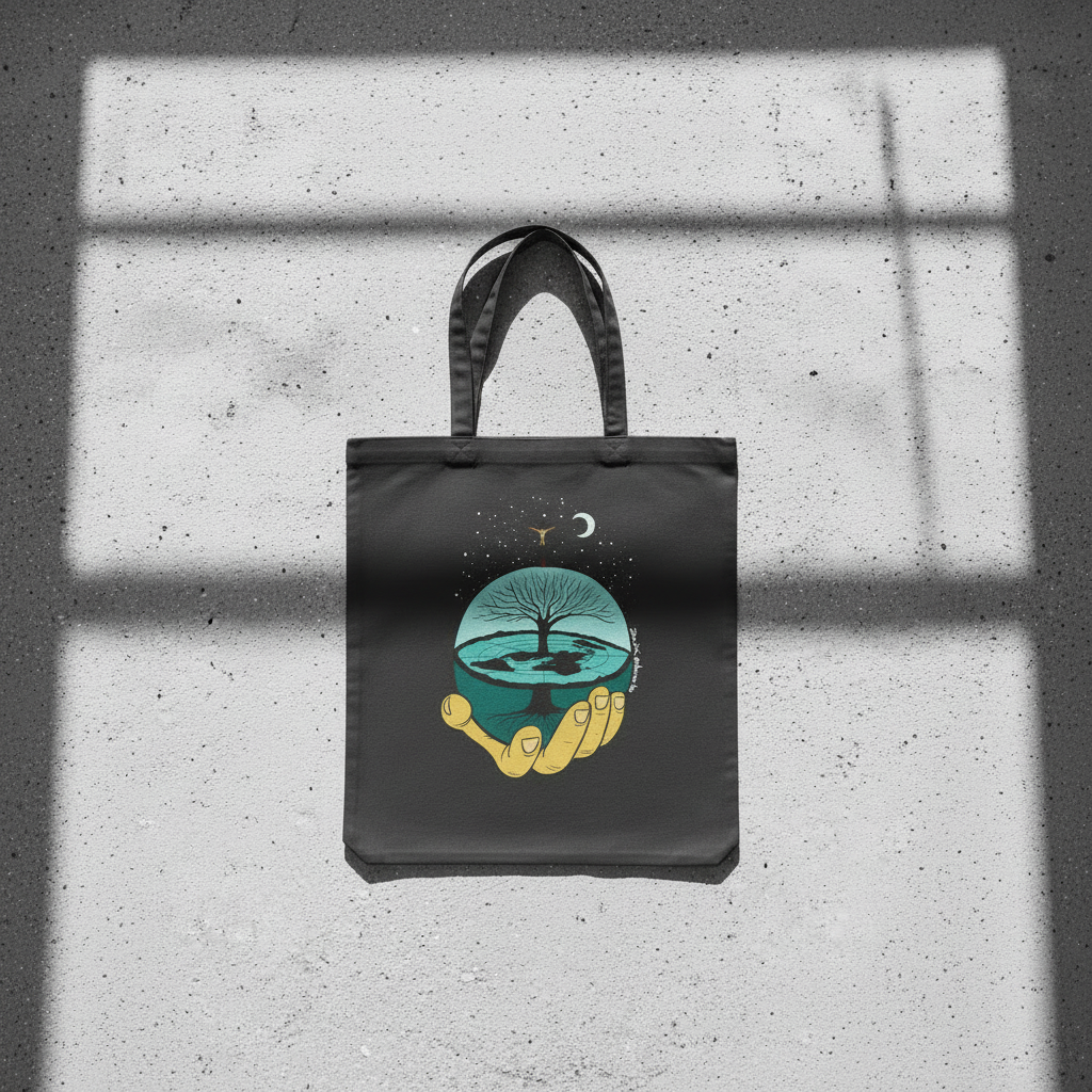 15" x 16" Canvas Tote - Cosmic Passover