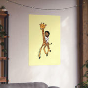 Matte Poster - Giraffe Express