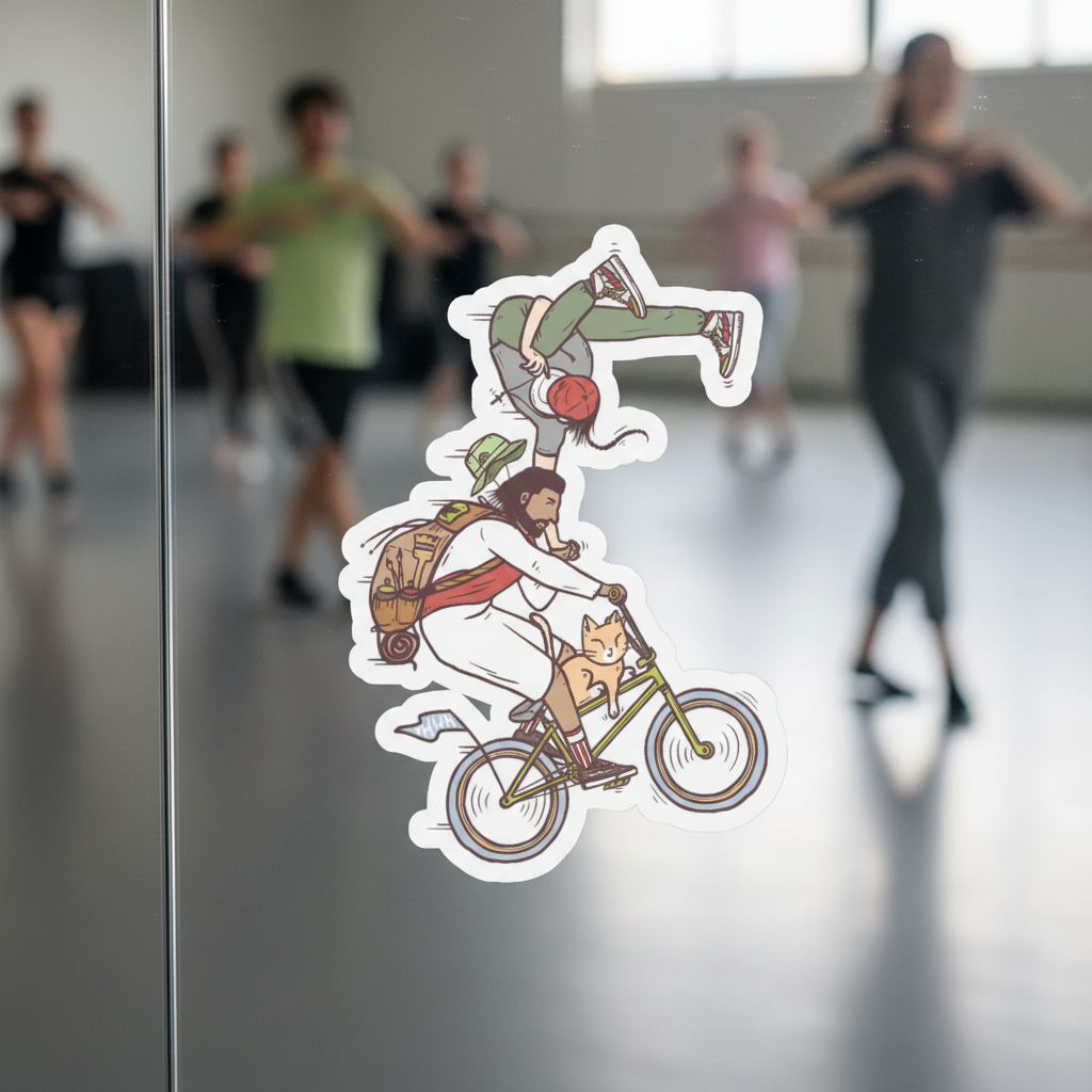 Kiss-Cut Stickers - DanceKing