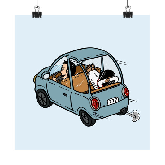 Matte Poster - Powered by Jesus