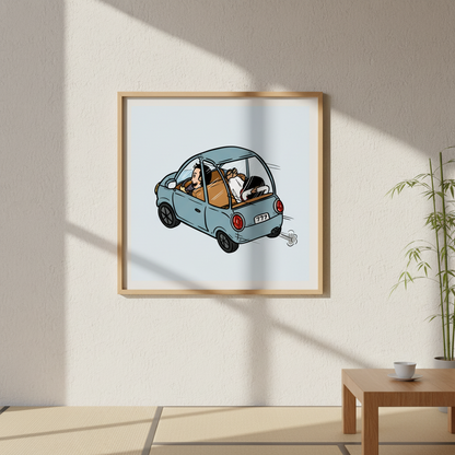 Matte Poster - Powered by Jesus